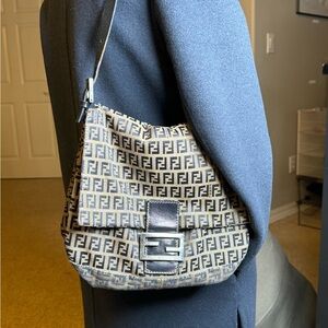 Fendi Pre-Owned
Zucchino Canvas Mamma Forever shoulder bag